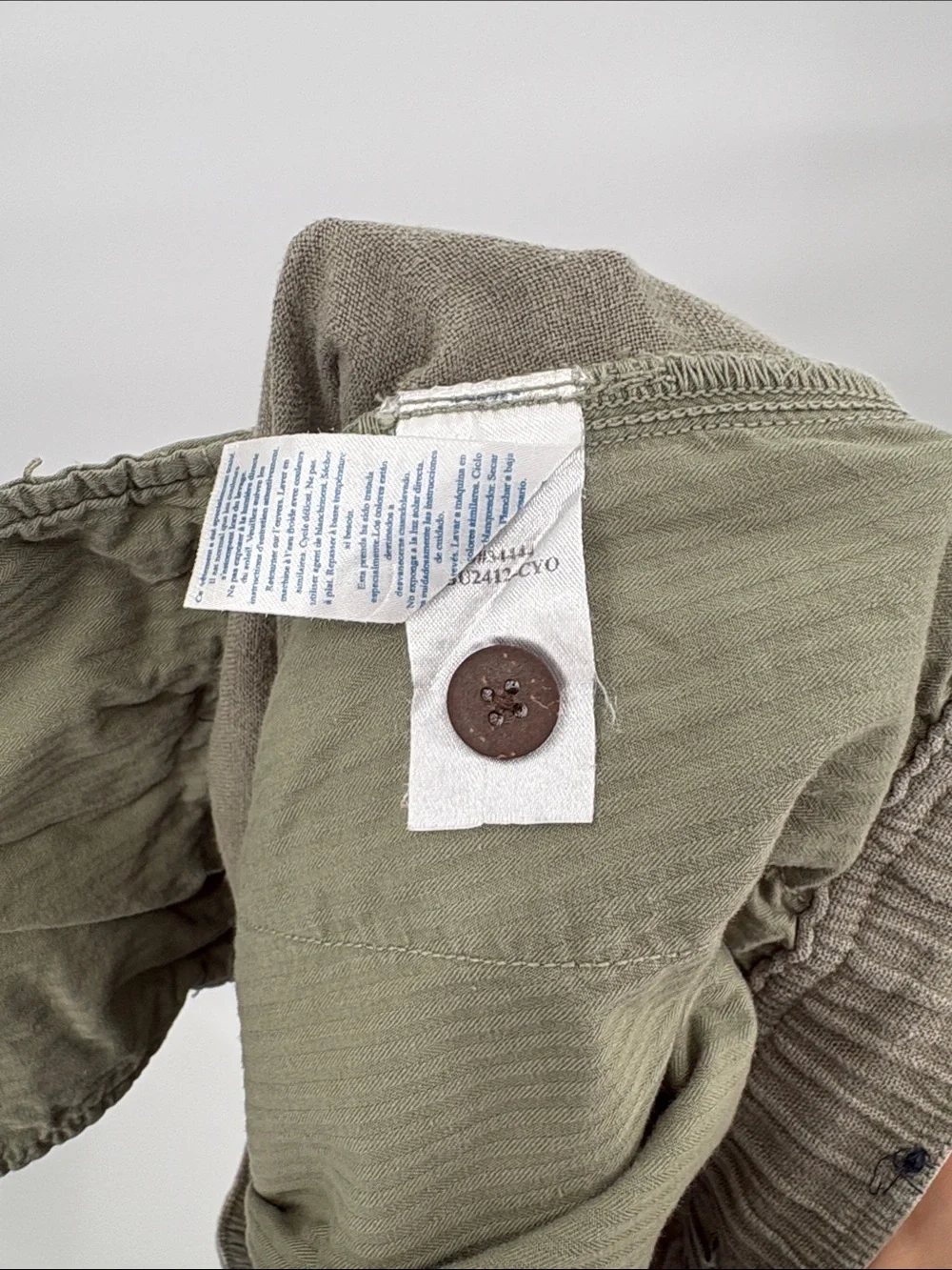 Faherty 100% Linen Olive Drawstring 4 Pocket Pants Size XXL
